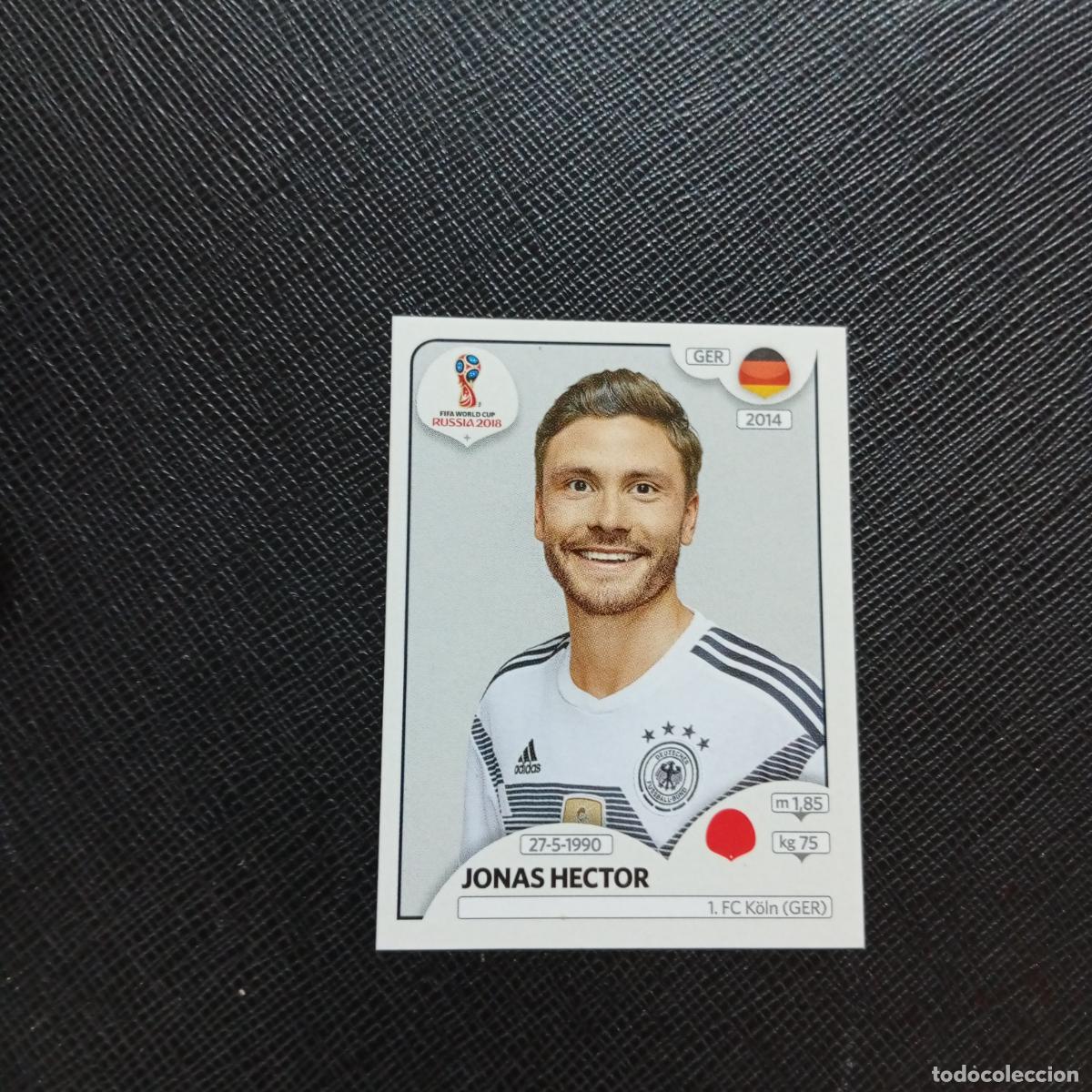 Football Stickers: 439 JONAS HECTOR ALEMANIA PANINI MUNDIAL RUSIA 2018 CROMO FUTBOL 18 - SIN PEGAR - CJ2