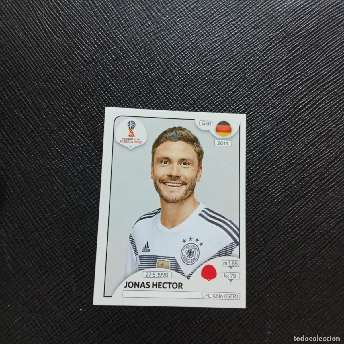 Football Stickers: 439 JONAS HECTOR ALEMANIA PANINI MUNDIAL RUSIA 2018 CROMO FUTBOL 18 - SIN PEGAR - CJ2 .