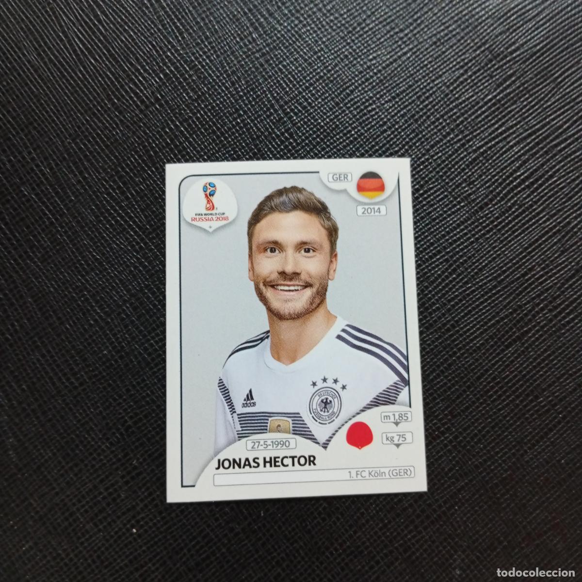 Football Stickers: 439 JONAS HECTOR ALEMANIA PANINI MUNDIAL RUSIA 2018 CROMO FUTBOL 18 - SIN PEGAR - CJ2 .
