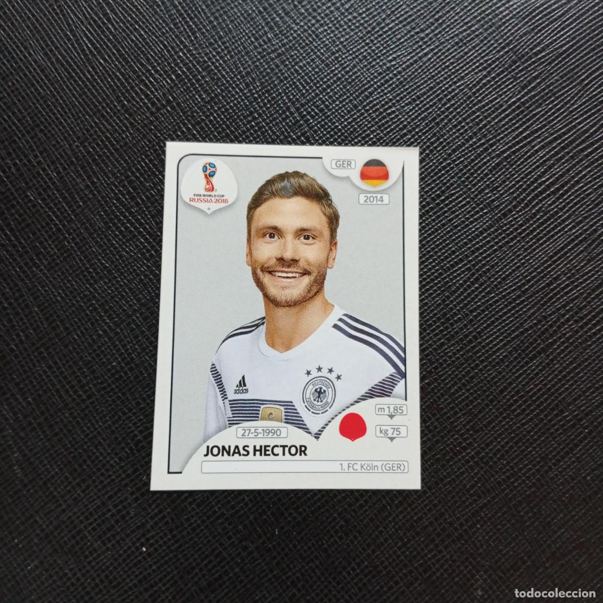 Cromos de f&uacute;tbol: 439 JONAS HECTOR ALEMANIA PANINI MUNDIAL RUSIA 2018 CROMO FUTBOL 18 - SIN PEGAR - CJ2 ..