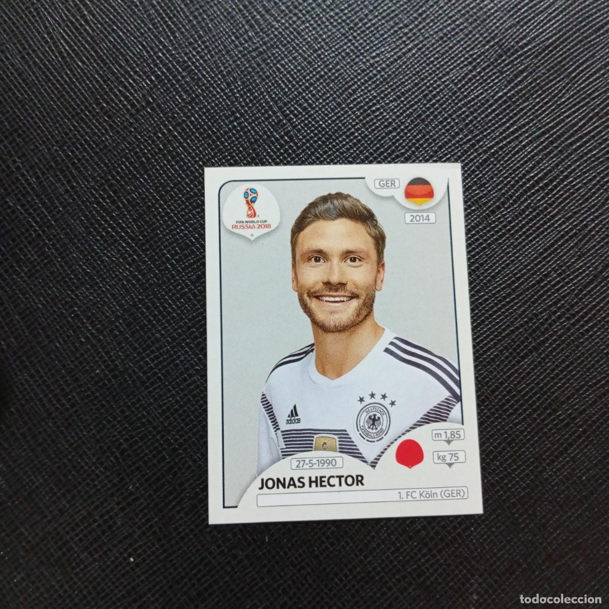 Cromos de f&uacute;tbol: 439 JONAS HECTOR ALEMANIA PANINI MUNDIAL RUSIA 2018 CROMO FUTBOL 18 - SIN PEGAR - CJ2 ..