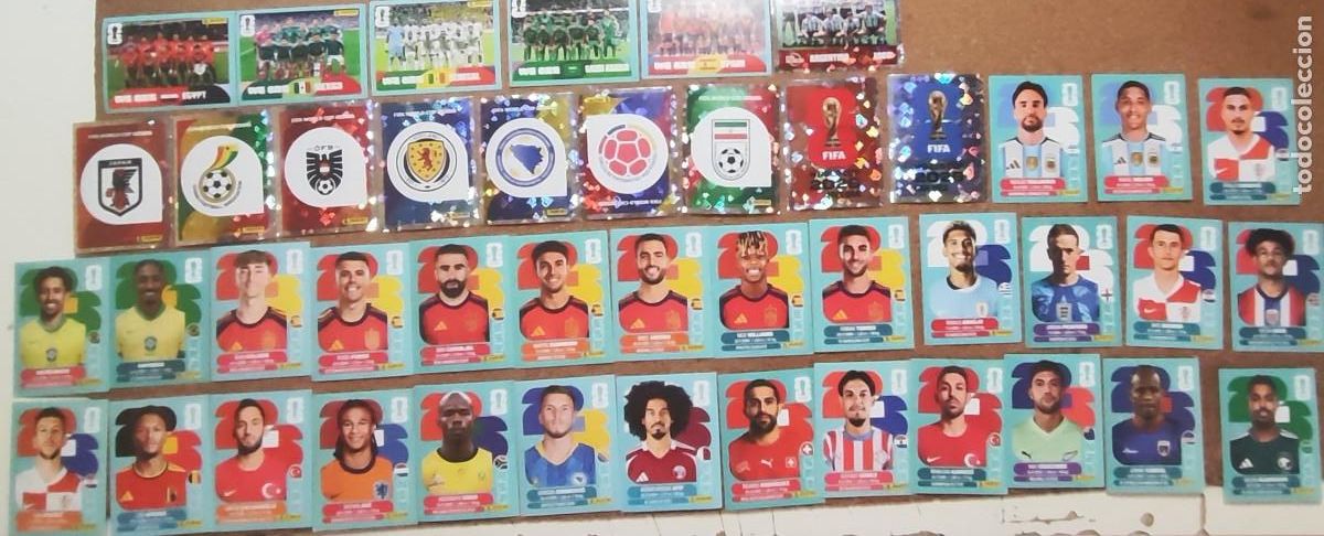 Cromos de f&uacute;tbol: FIFA WORLD CUP 2026 LOTE DE 44 STICKERS SIN REPETIR PANINI