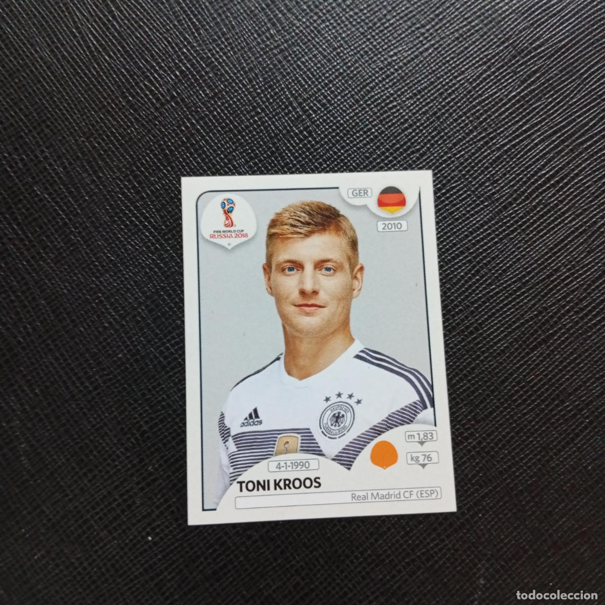 Cromos de f&uacute;tbol: 441 TONI KROOS ALEMANIA PANINI MUNDIAL RUSIA 2018 CROMO FUTBOL 18 - SIN PEGAR - CJ2