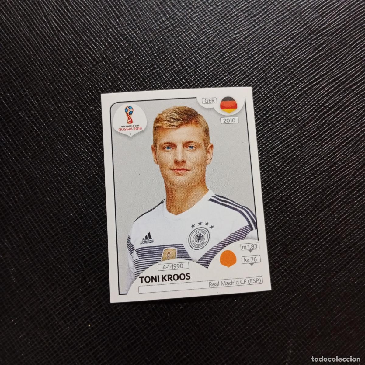 Cromos de f&uacute;tbol: 441 TONI KROOS ALEMANIA PANINI MUNDIAL RUSIA 2018 CROMO FUTBOL 18 - SIN PEGAR - CJ2 .