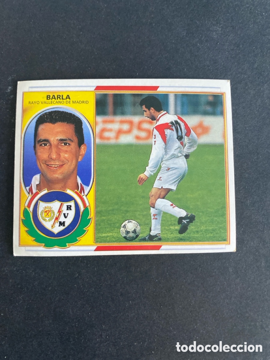 Cromos de f&uacute;tbol: Cromo liga 96/97 Rayo Vallecano nunca pegado