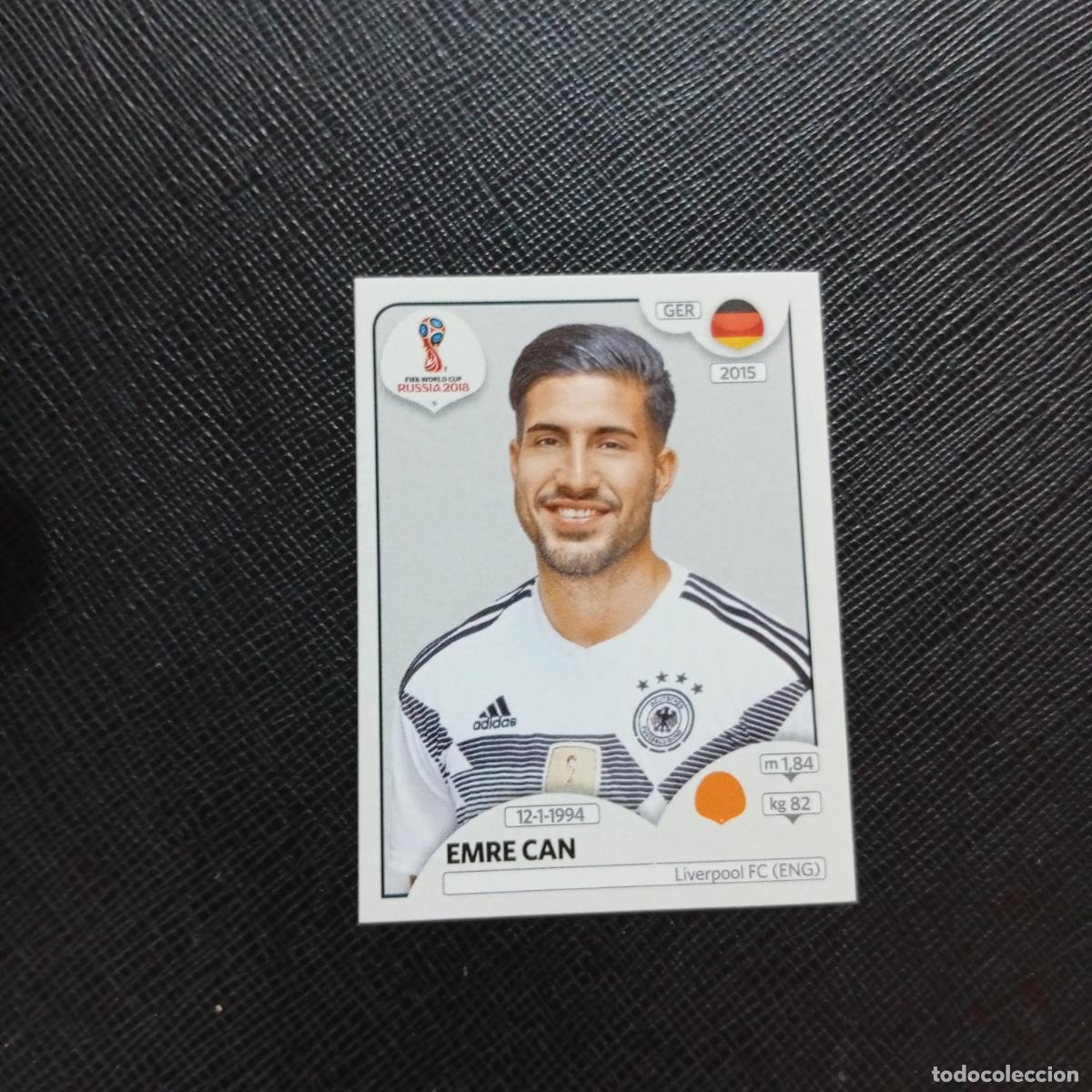 Fu&szlig;ball-Sticker: 442 EMRE CAN ALEMANIA PANINI MUNDIAL RUSIA 2018 CROMO FUTBOL 18 - SIN PEGAR - CJ2