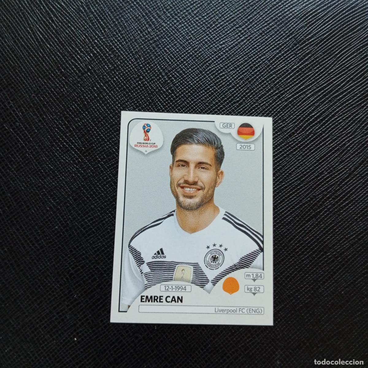 Fu&szlig;ball-Sticker: 442 EMRE CAN ALEMANIA PANINI MUNDIAL RUSIA 2018 CROMO FUTBOL 18 - SIN PEGAR - CJ2