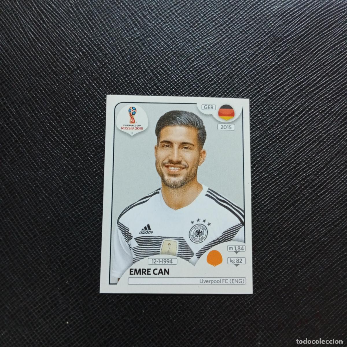 Fu&szlig;ball-Sticker: 442 EMRE CAN ALEMANIA PANINI MUNDIAL RUSIA 2018 CROMO FUTBOL 18 - SIN PEGAR - CJ2 .