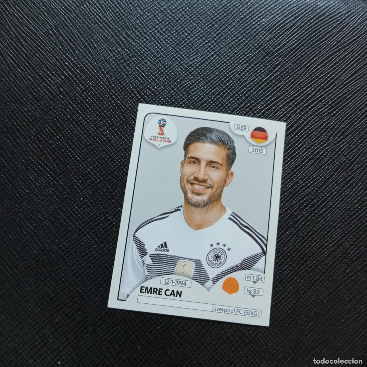 Fu&szlig;ball-Sticker: 442 EMRE CAN ALEMANIA PANINI MUNDIAL RUSIA 2018 CROMO FUTBOL 18 - SIN PEGAR - CJ2 .