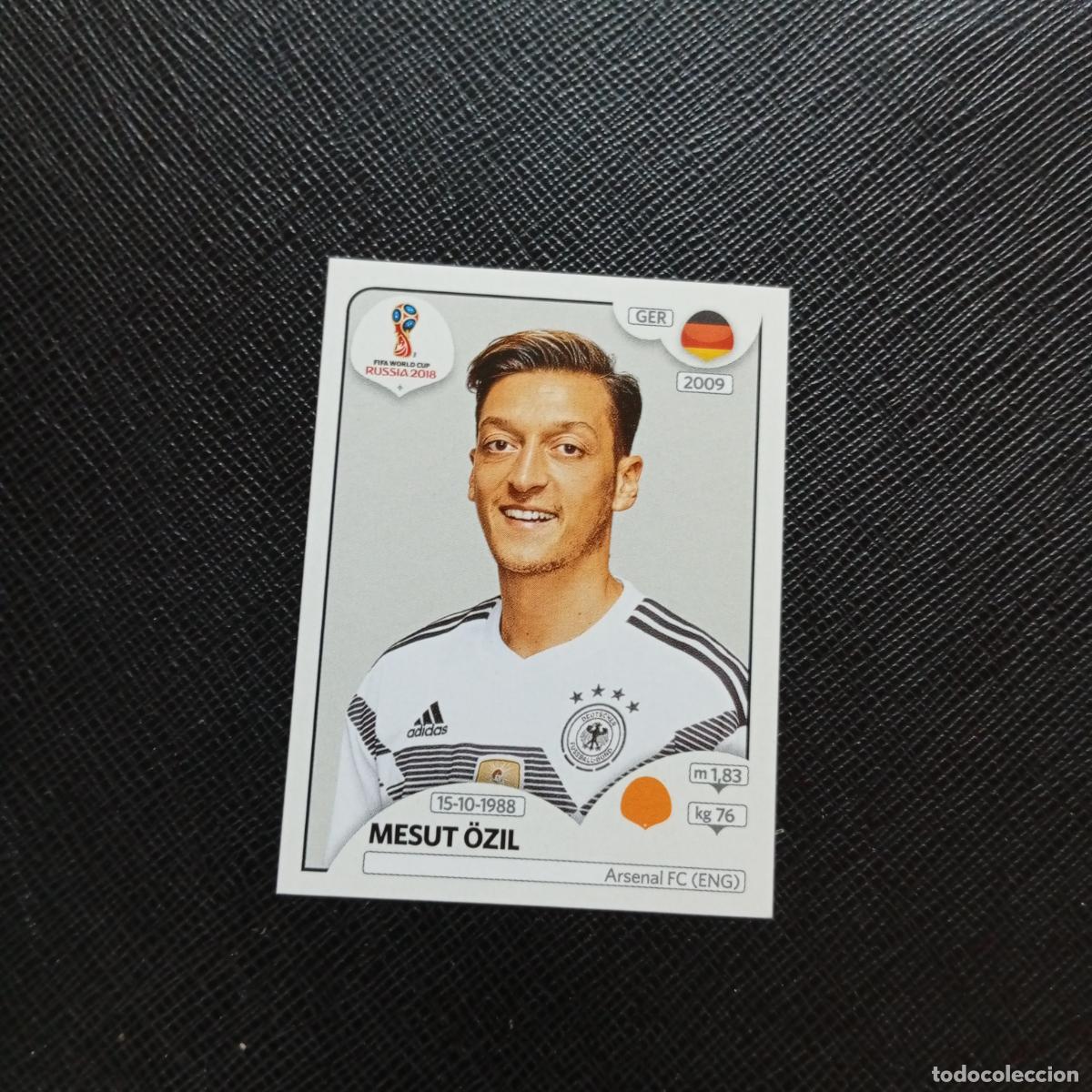 Fu&szlig;ball-Sticker: 447 OZIL ALEMANIA PANINI MUNDIAL RUSIA 2018 CROMO FUTBOL 18 - SIN PEGAR - CJ2