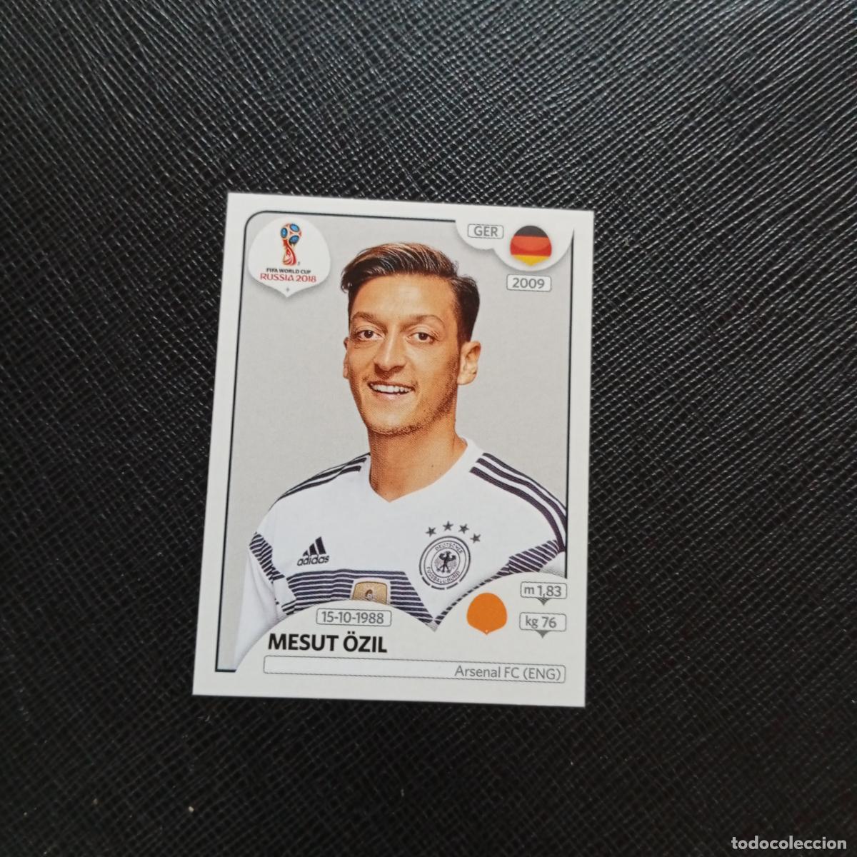 Fu&szlig;ball-Sticker: 447 OZIL ALEMANIA PANINI MUNDIAL RUSIA 2018 CROMO FUTBOL 18 - SIN PEGAR - CJ2