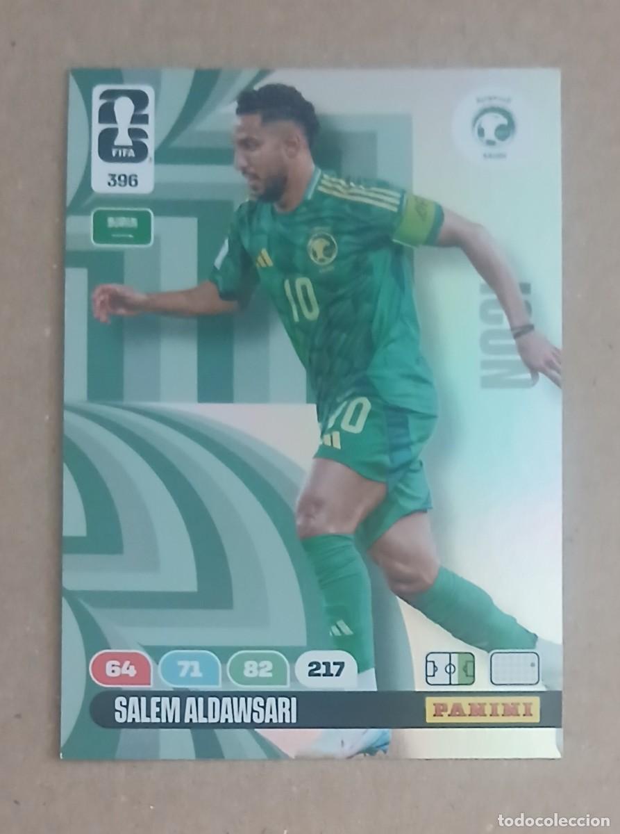 Fu&szlig;ball-Sticker: CROMO n&ordm; 396 SALEM ALDAWSARI ARABIA SAUD&Iacute; ICON ADRENALYN XL FIFA WORLD CUP 2026 DE PANINI. Nuevo.