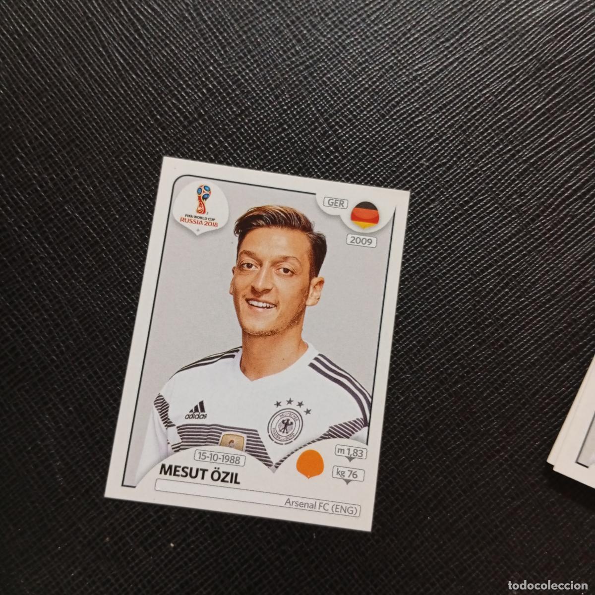 Cromos de Futebol: 447 OZIL ALEMANIA PANINI MUNDIAL RUSIA 2018 CROMO FUTBOL 18 - SIN PEGAR - CJ2 .