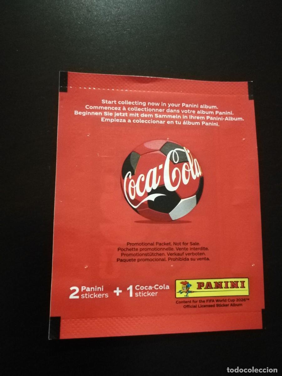 Cromos de Futebol: Sobre de cromos nuevo extra Coca Cola CC3 Mundial 2026