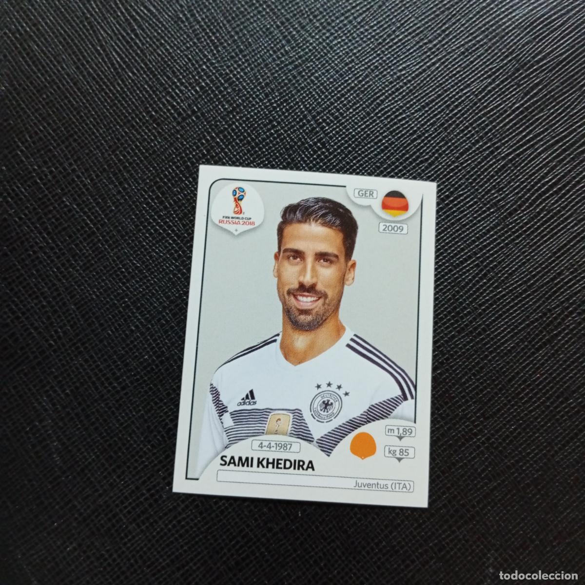 Fu&szlig;ball-Sticker: 448 SAMI KHEDIRA ALEMANIA PANINI MUNDIAL RUSIA 2018 CROMO FUTBOL 18 - SIN PEGAR - CJ2 ..