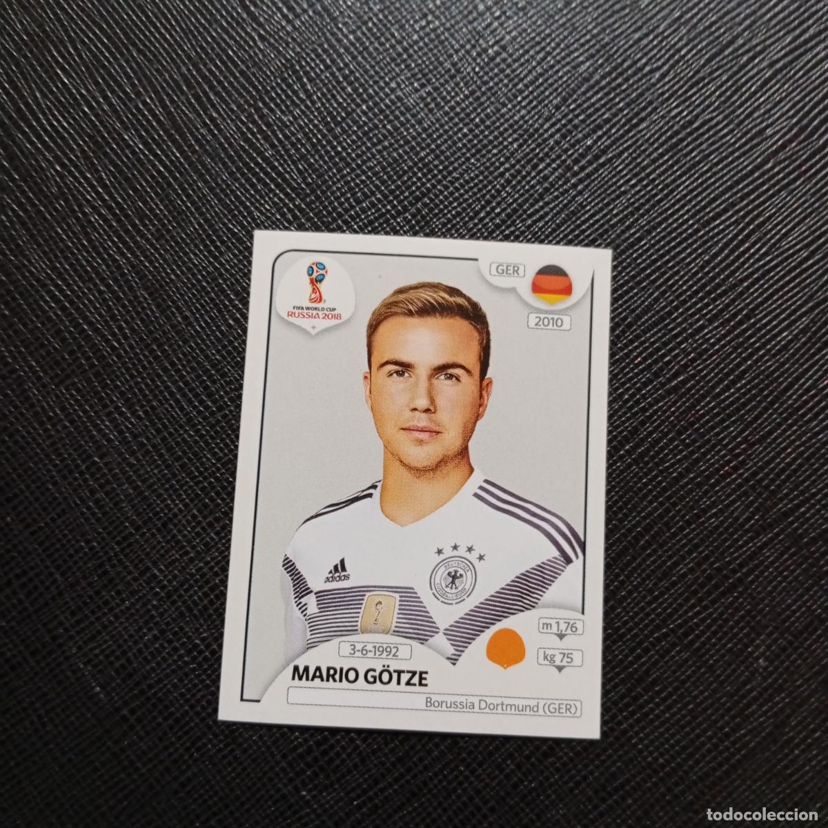 Cromos de Futebol: 449 MARIO GOTZE ALEMANIA PANINI MUNDIAL RUSIA 2018 CROMO FUTBOL 18 - SIN PEGAR - CJ2 .