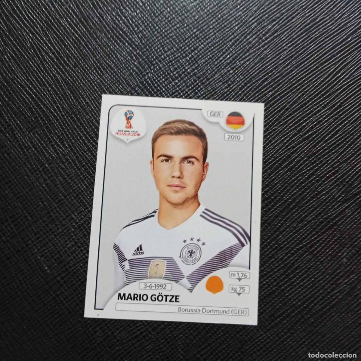 Cromos de Futebol: 449 MARIO GOTZE ALEMANIA PANINI MUNDIAL RUSIA 2018 CROMO FUTBOL 18 - SIN PEGAR - CJ2 ...