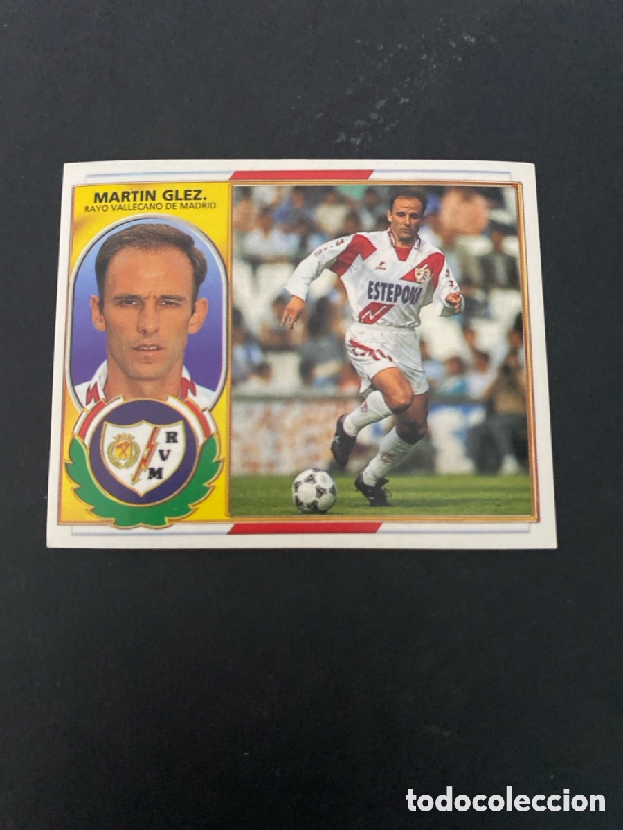 Cromos de Futebol: Cromo liga 96/97 Rayo Vallecano nunca pegado