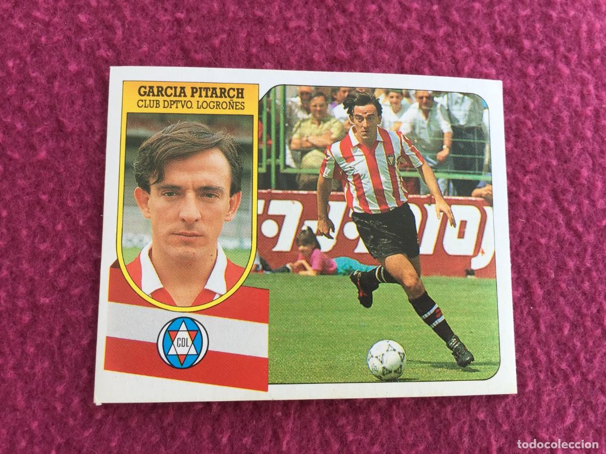 Cartes &agrave; collectionner de Football: GARC&Iacute;A PITARCH LOGRO&Ntilde;ES COLOCA LIGA ESTE 1991/92 91 92 CART&Oacute;N - MUY LEVE DESPEGADO