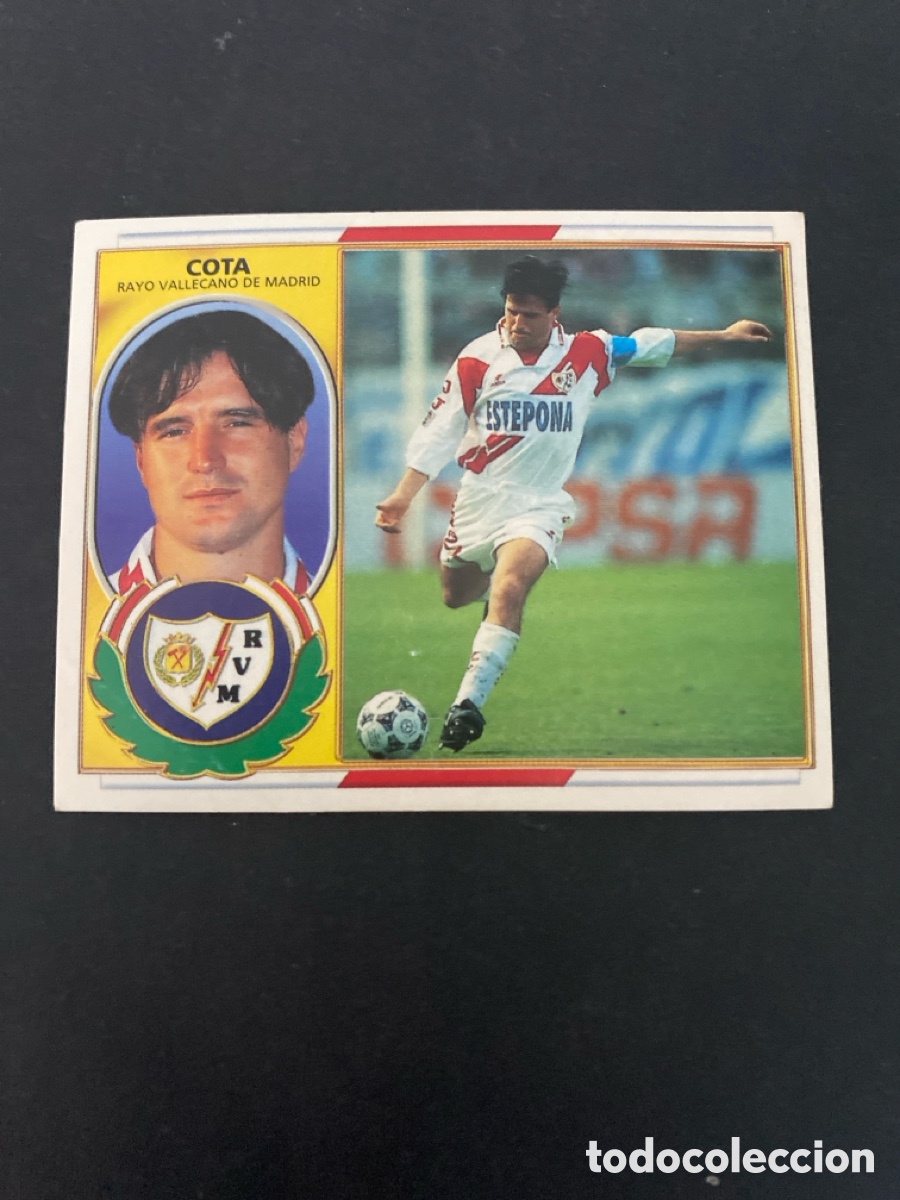 Cartes &agrave; collectionner de Football: Cromo liga 96/97 Rayo Vallecano nunca pegado