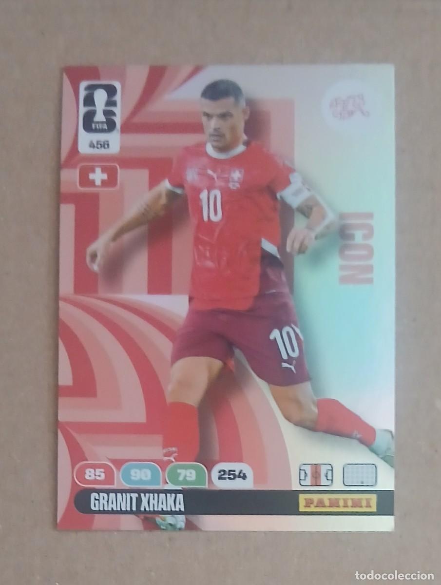 Cartes &agrave; collectionner de Football: CROMO n&ordm; 456 GRANIT SHAKA SUIZA ICON ADRENALYN XL FIFA WORLD CUP 2026 DE PANINI. Nuevo.