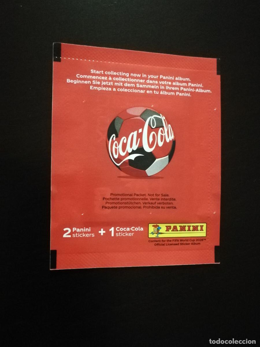 Figurine di Calcio: Sobre de cromos nuevo extra Coca Cola CC3 Mundial 2026
