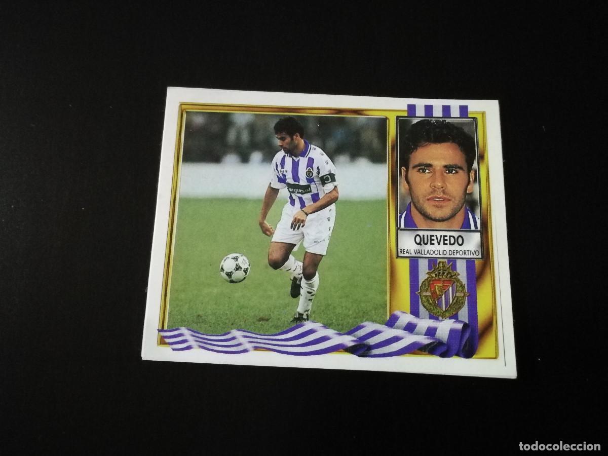 Cartes &agrave; collectionner de Football: Quevedo Real Valladolid versi&oacute;n dif&iacute;cil Parquesol, Este 95/96 despegado