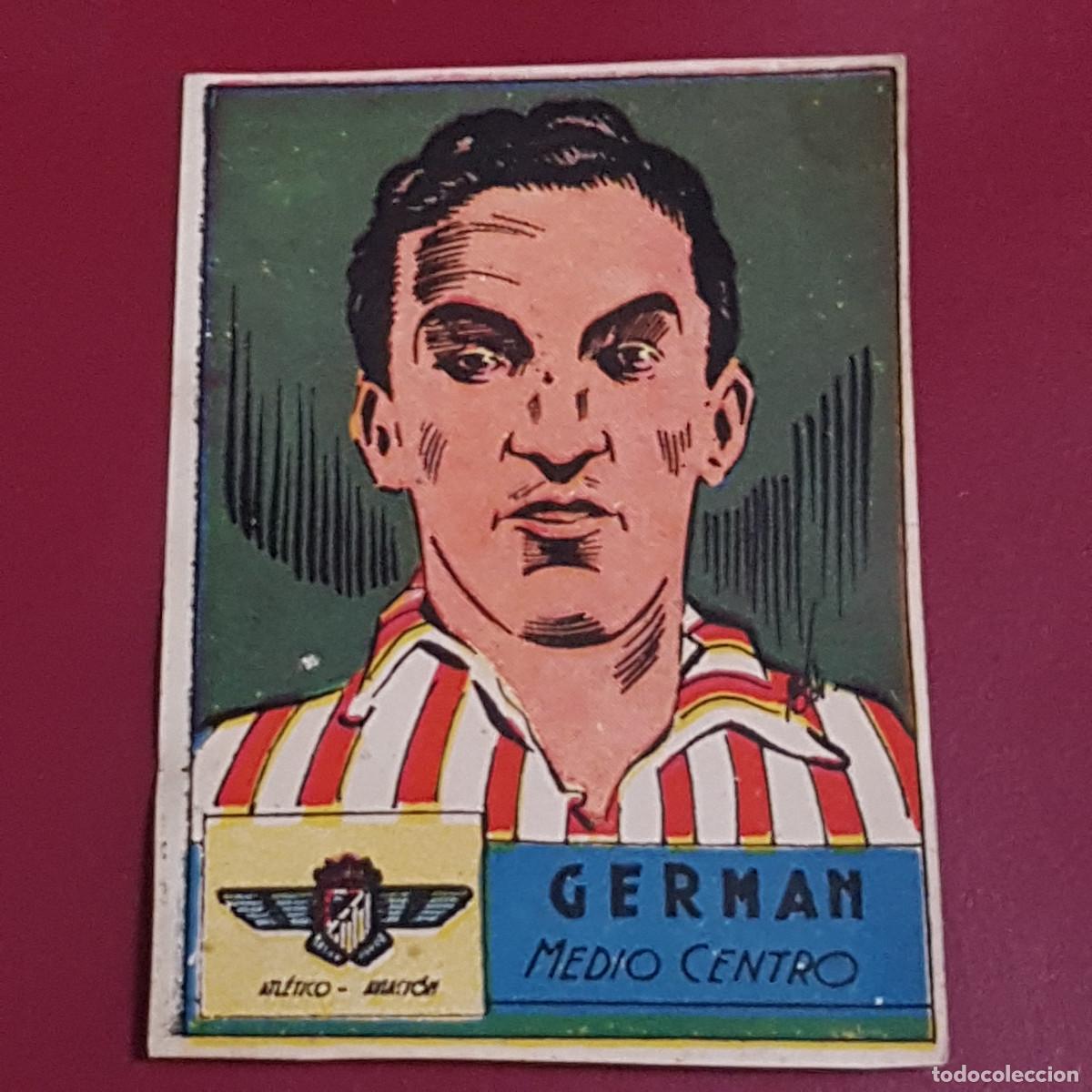 Fu&szlig;ball-Sticker: CISNE - ALBUM FUTBOLISTICO 1942 42 - A AVIACION - GERMAN - BIEN RECUPERADO