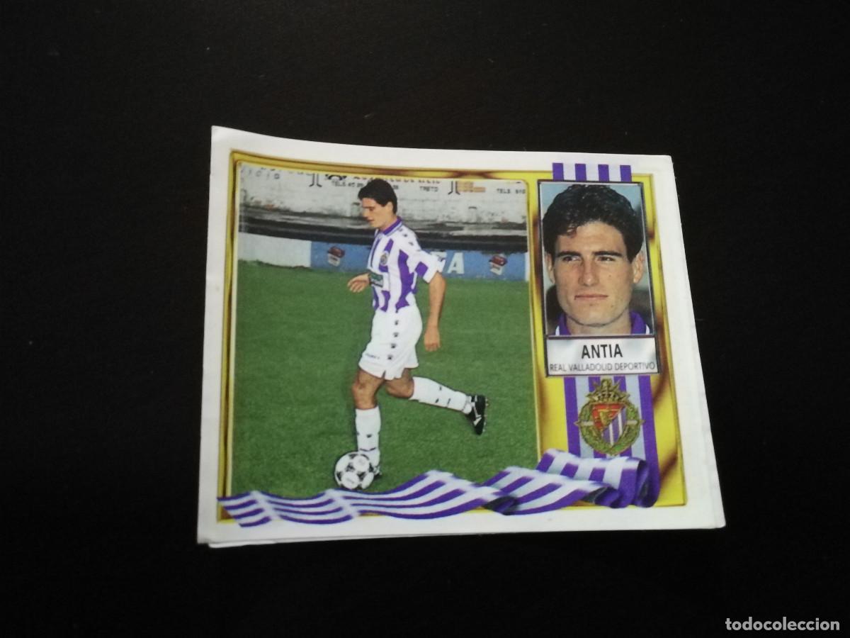 Figurine di Calcio: Ant&iacute;a Real Valladolid versi&oacute;n dif&iacute;cil Parquesol, Este 95/96 despegado