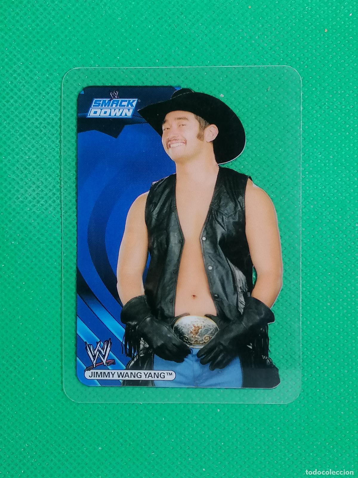 Fu&szlig;ball-Sticker: 10 JIMMY WANG YANG LAMINCARDS ⚜️ WORLD WRESTLING MEW EDITION EDIBAS MUNDICROMO 07 2007 ⚜️