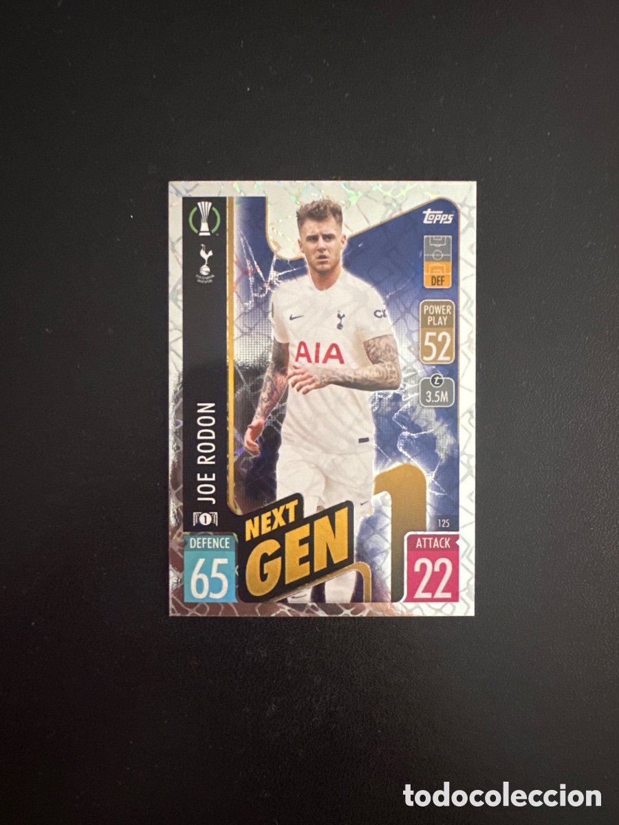 Football Stickers: JOE RODON NEXT GEN NUMERO 125 MATCH ATTAX 2021 2022