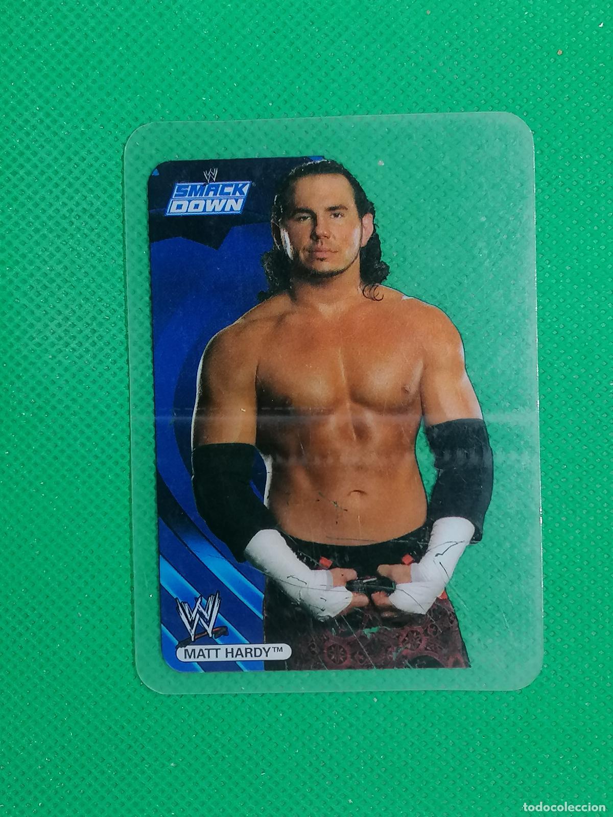 Cromos de f&uacute;tbol: 19 MATT HARDY LAMINCARDS ⚜️ WORLD WRESTLING MEW EDITION EDIBAS MUNDICROMO 07 2007 ⚜️