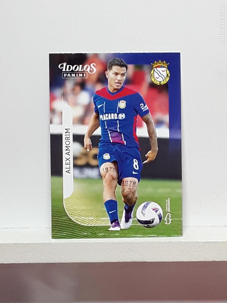 Cromos de f&uacute;tbol: PORTUGUES 2025 2026 IDOLOS 25 26 CROMO PANINI FUTEBOL N 184 ALVERCA ALEXSANDRO AMORIM ALEX FREITAS