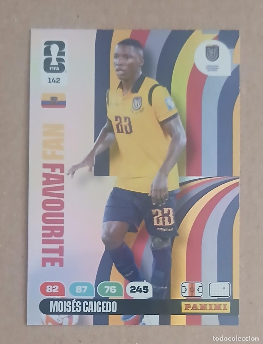 Cromos de f&uacute;tbol: CROMO n&ordm; 142 MOIS&Eacute;S CAICEDO ECUADOR FAN FAVOURITE ADRENALYN XL FIFA WORLD CUP 2026 DE PANINI. Nuevo.