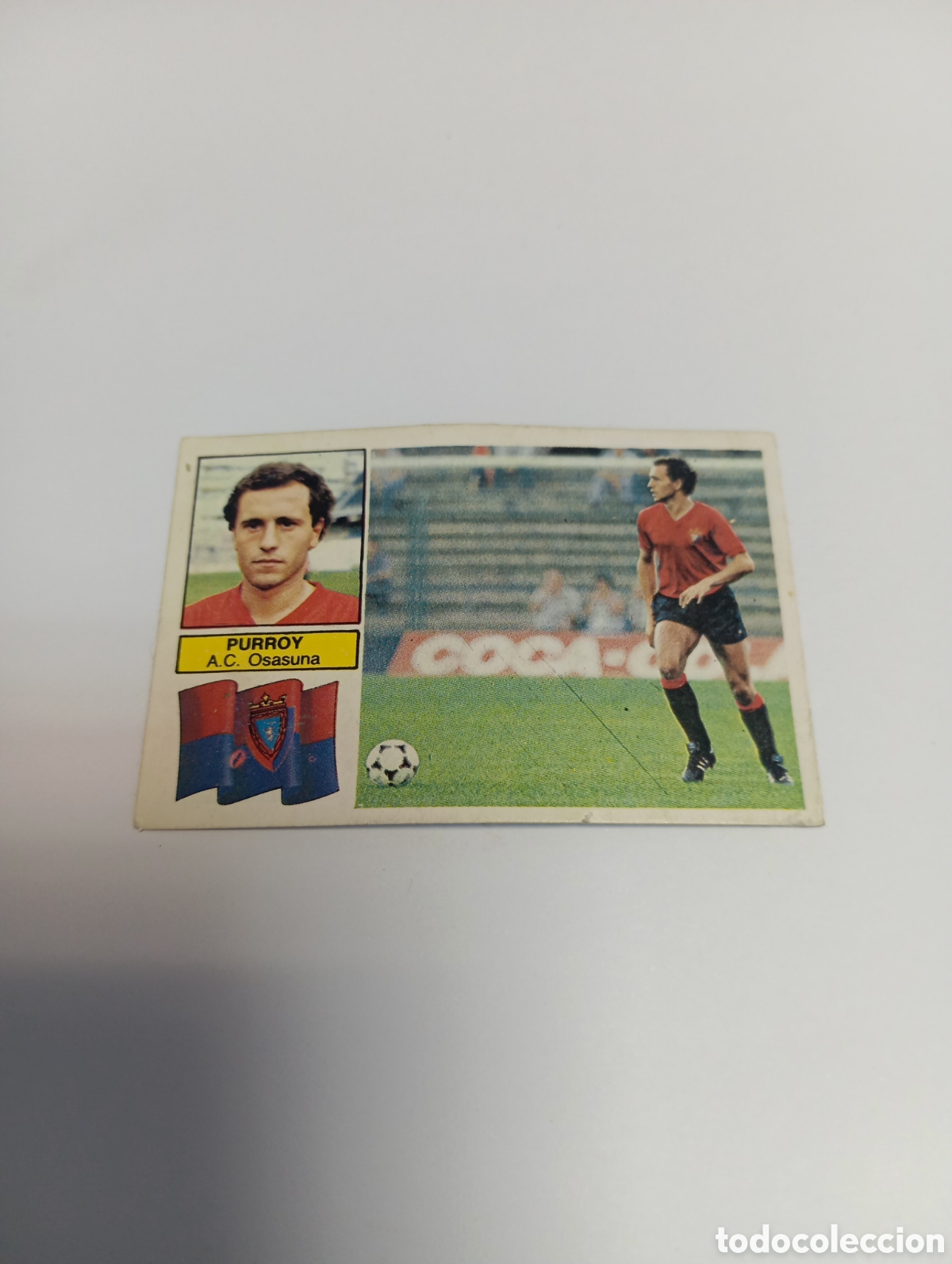 Cromos de f&uacute;tbol: FICHAJE 28 PURROY Liga Este 1982 1983 RECUPERADO 82 83