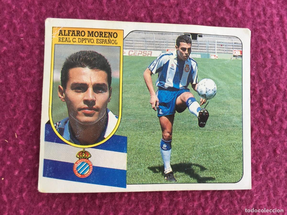 Cartes &agrave; collectionner de Football: ALFARO MORENO (R.C.D ESPA&Ntilde;OL) - FICHAJE N&ordm; 31 CARTON LIGA ESTE 1991/92 91 92