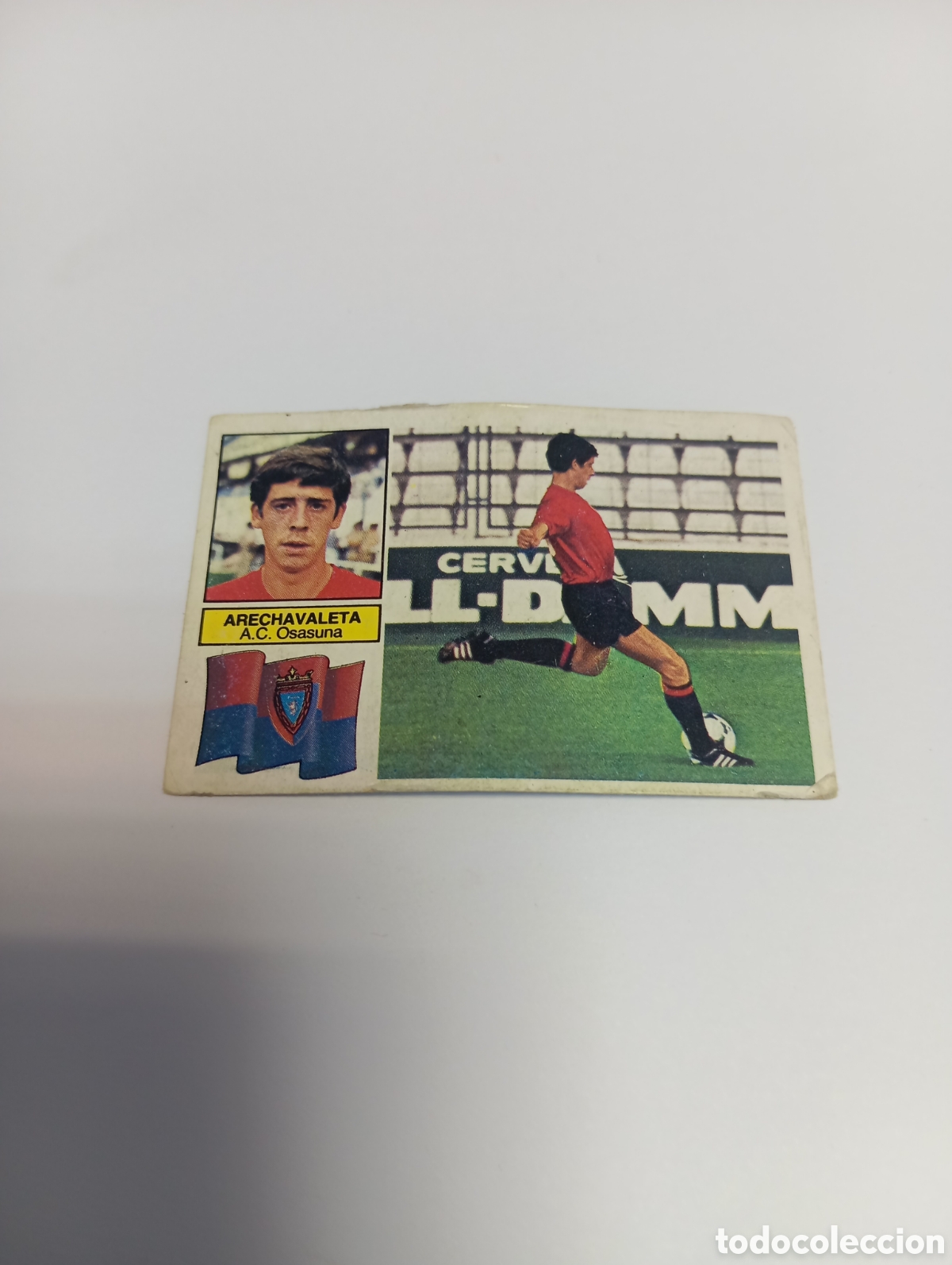 Cromos de f&uacute;tbol: FICHAJE 28 ARECHAVALETA Liga Este 1982 1983 RECUPERADO 82 83