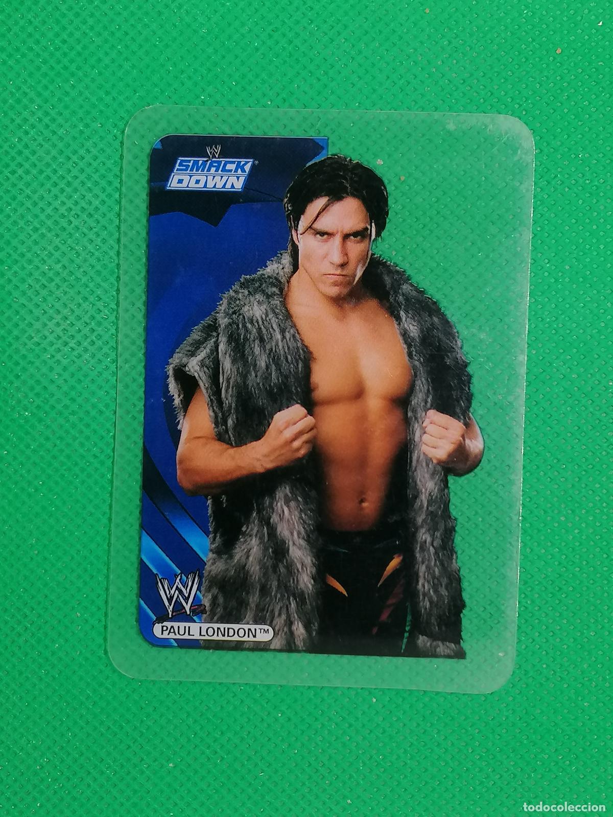 Cromos de f&uacute;tbol: 22 PAUL LONDON LAMINCARDS ⚜️ WORLD WRESTLING MEW EDITION EDIBAS MUNDICROMO 07 2007 ⚜️
