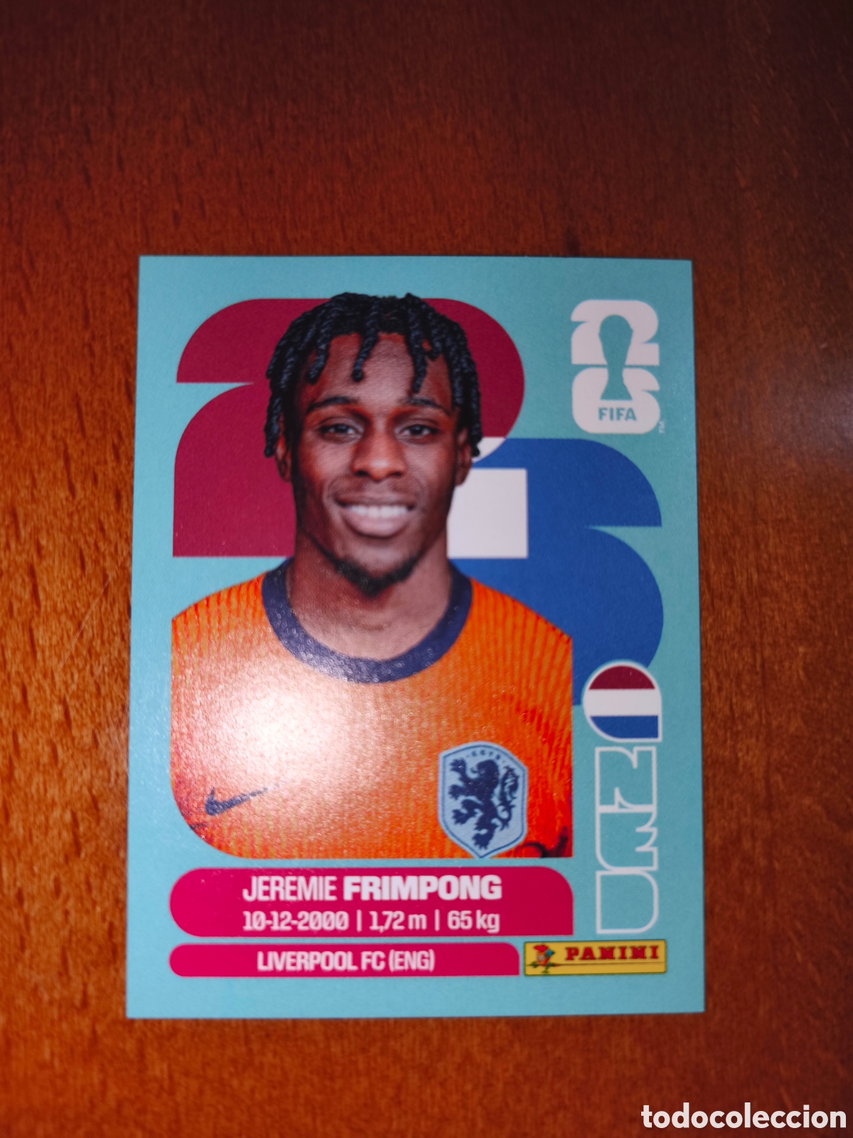 Cromos de f&uacute;tbol: NED8 Jeremie Frimpong NED 8 Fifa World Cup 2026 Holanda
