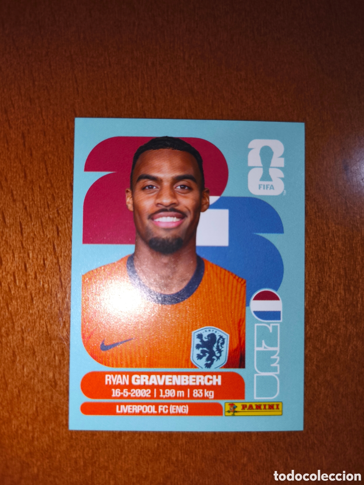 Cromos de f&uacute;tbol: NED11 Ryan Gravenberch NED 11 Fifa World Cup 2026 Holanda