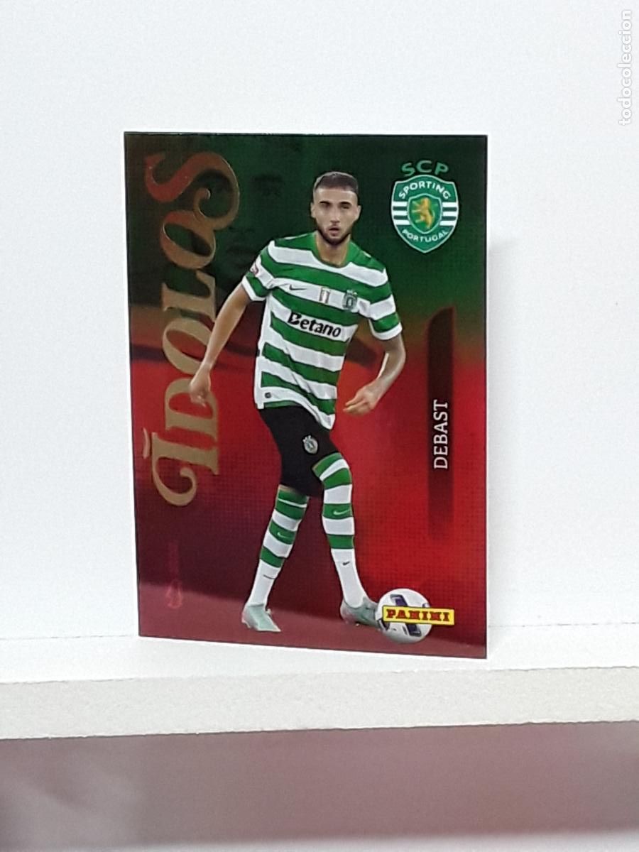 Cromos de f&uacute;tbol: PORTUGUES 2025 2026 IDOLOS 25 26 CROMO PANINI FUTEBOL N 191 SPORTING PORTUGAL IDOLO DEBAST