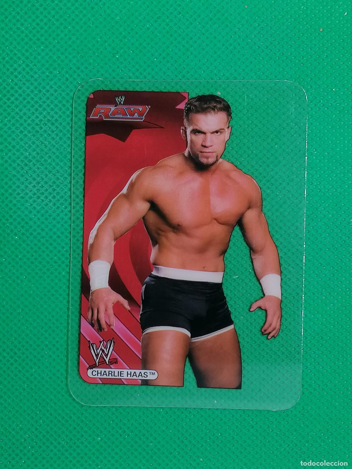 Cromos de f&uacute;tbol: 34 CHARLIE HAAS LAMINCARDS ⚜️ WORLD WRESTLING MEW EDITION EDIBAS MUNDICROMO 07 2007 ⚜️
