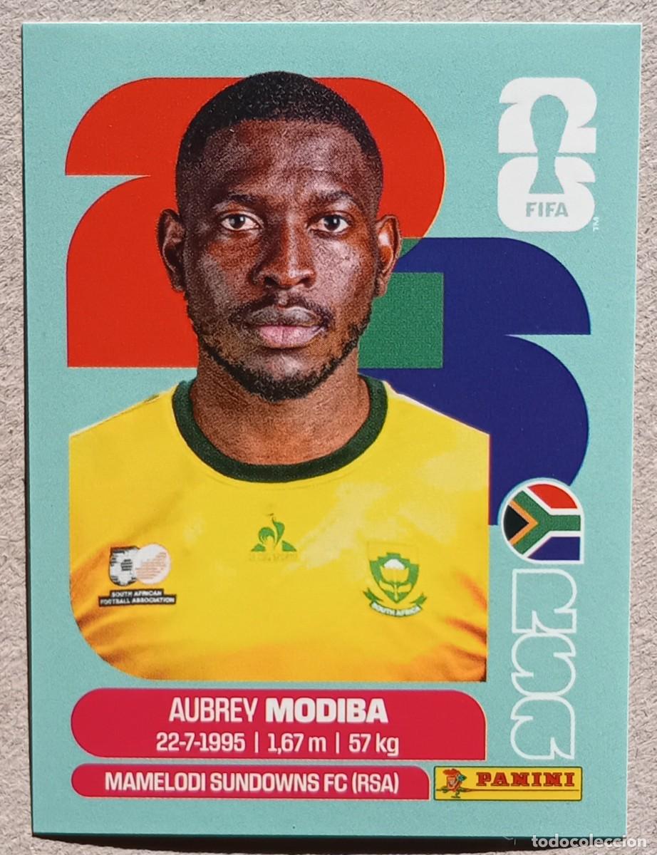 Cromos de f&uacute;tbol: Figurina Panini 2026 Cromo World Cup Usa Mundial 2026 Aubrey Modiba South Africa n RSA 4