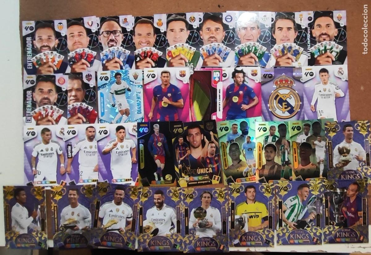 Fu&szlig;ball-Sticker: ADRENALYN XL LA LIGA 25/26 LOTE DE 34 CARTAS SIN REPETIR PANINI