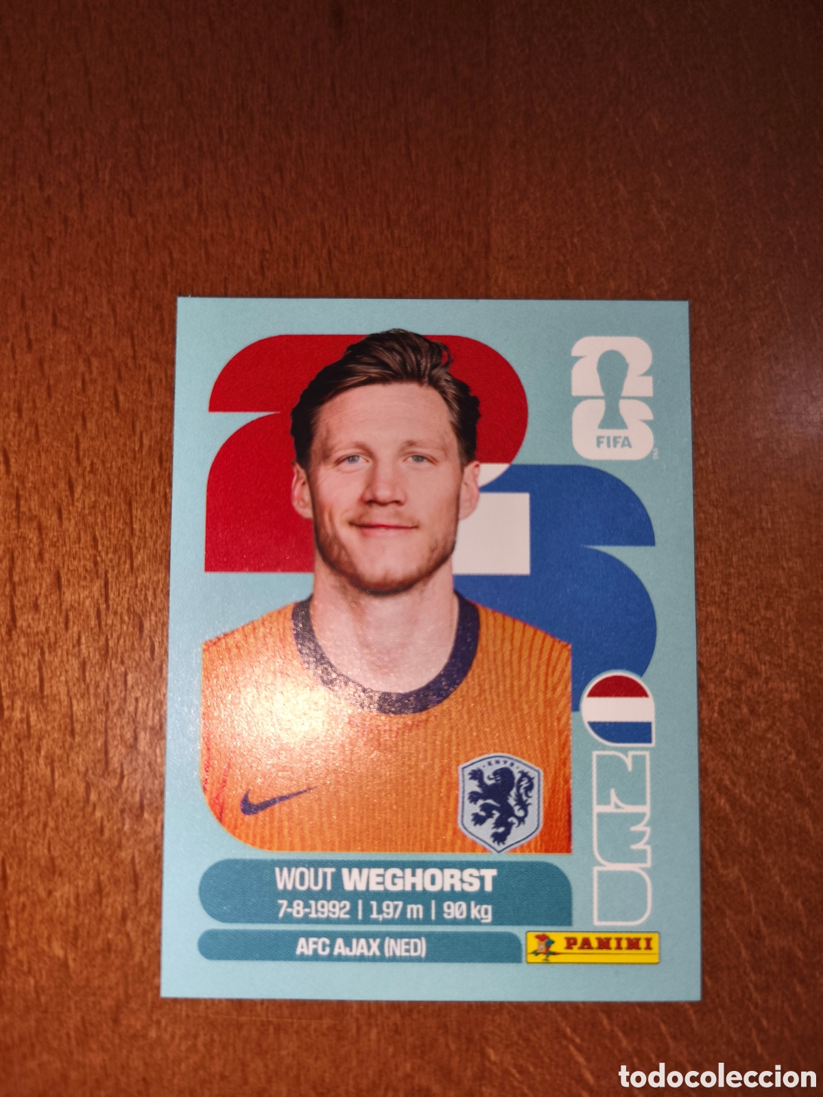 Fu&szlig;ball-Sticker: NED19 Wout Weghorst NED 19 Fifa World Cup 2026 Holanda