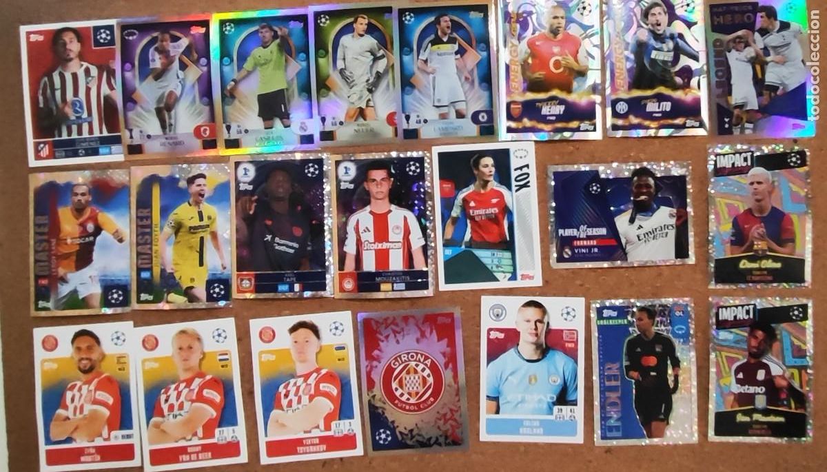 Figurine di Calcio: UEFA CHAMPIONS LEAGUE 24/25 Y 25/26 LOTE 22 STICKERS SIN REPETIR PANINI