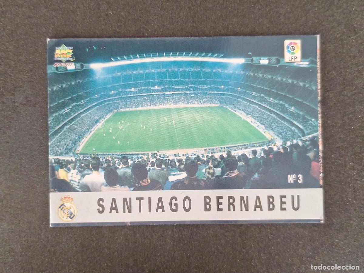 Figurine di Calcio: L1 ESTADIO SANTIAGO BERNABEU REAL MADRID 3 MUNDICROMO LAS FICHAS DE LA LIGA 1997/1998 97 98