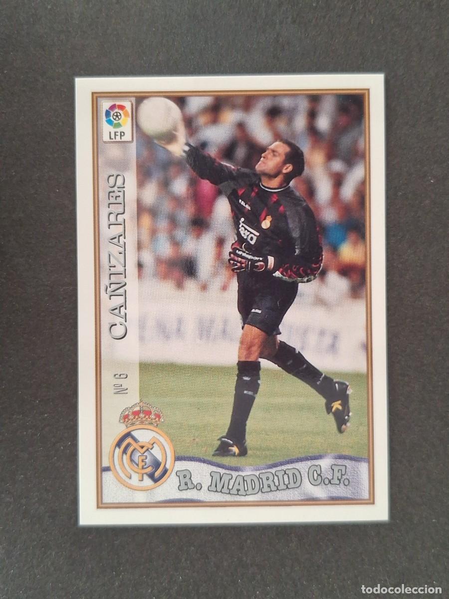 Figurine di Calcio: L1 CA&Ntilde;IZARES REAL MADRID 6 MUNDICROMO LAS FICHAS DE LA LIGA 1997/1998 97 98