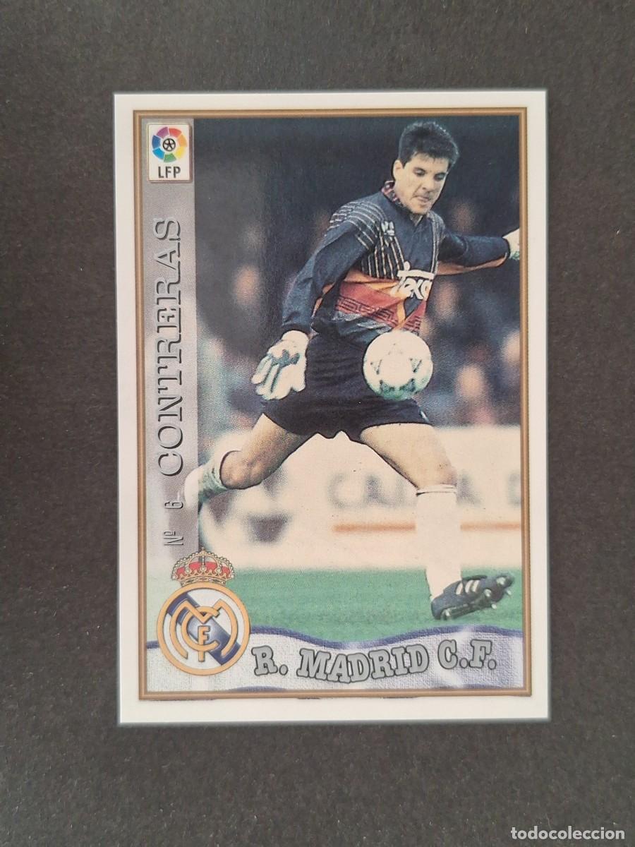 Figurine di Calcio: L1 CONTRERAS REAL MADRID 6 MUNDICROMO LAS FICHAS DE LA LIGA 1997/1998 97 98