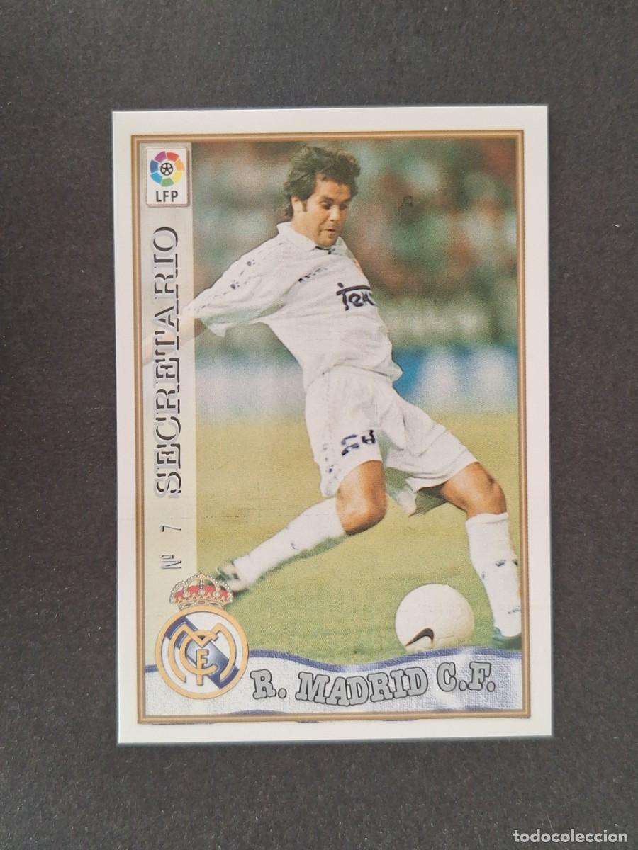 Figurine di Calcio: L1 SECRETARIO REAL MADRID 7 MUNDICROMO LAS FICHAS DE LA LIGA 1997/1998 97 98